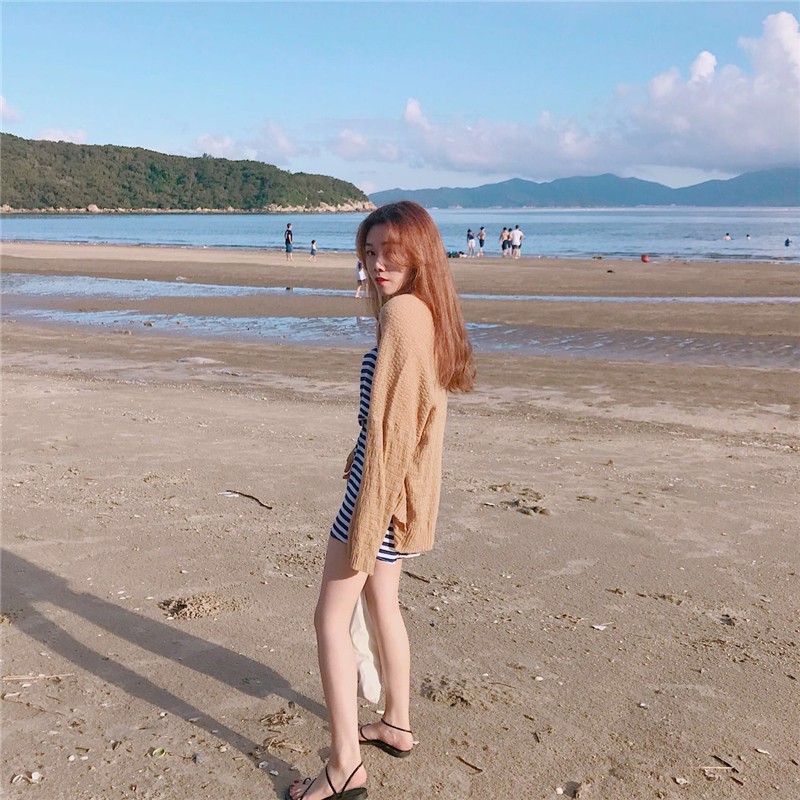 Áo cardigan nữ khoác ngoài len mỏng phong cách Hàng Quốc EVADO CD01 | BigBuy360 - bigbuy360.vn