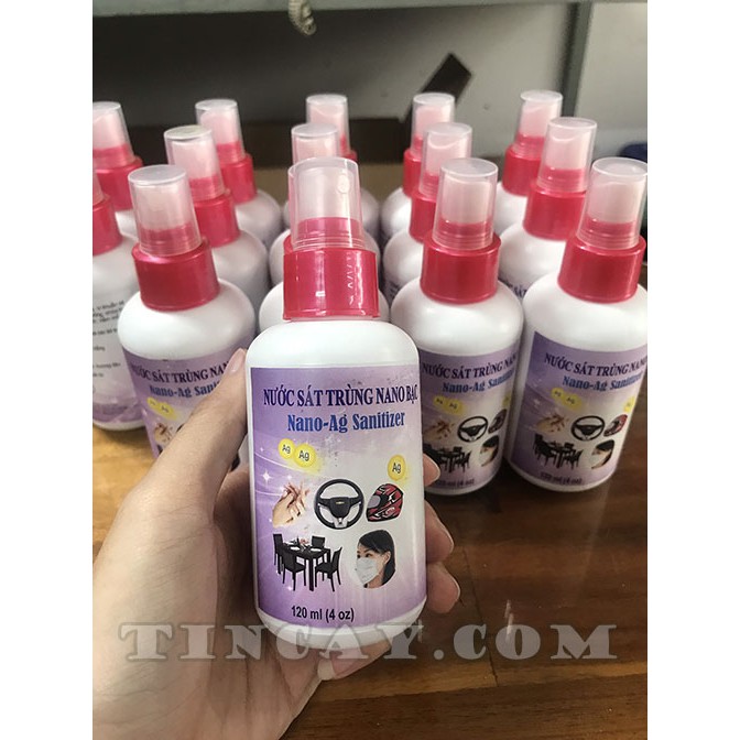 Nước Sát Trùng Nano Bạc 120ml (Nano-Ag Sanitizer)