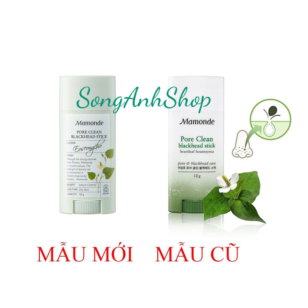 Thanh lăn mụn cám Mamonde Pore Clean Blackhead Stick