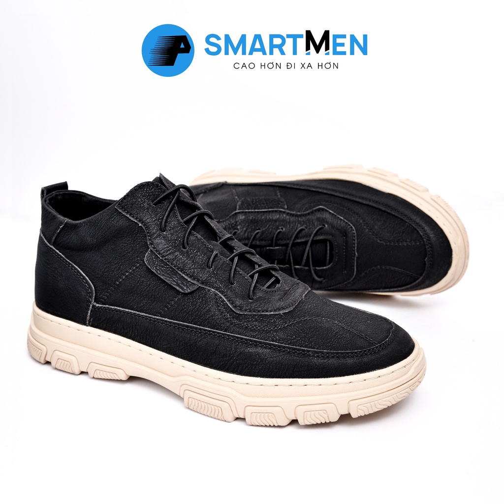 Giày thể thao Tăng chiều cao SMARTMEN FASTER-04 Đen