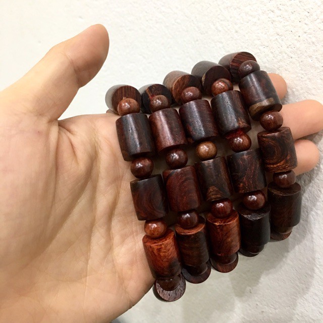 Vòng tay gỗ sưa dây đốt trúc- Vòng phong thủy 501