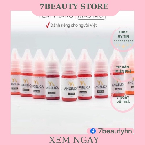 MỰC ANGELICA VIỆT TEM TRẮNG MẪU MỚI NHẤT