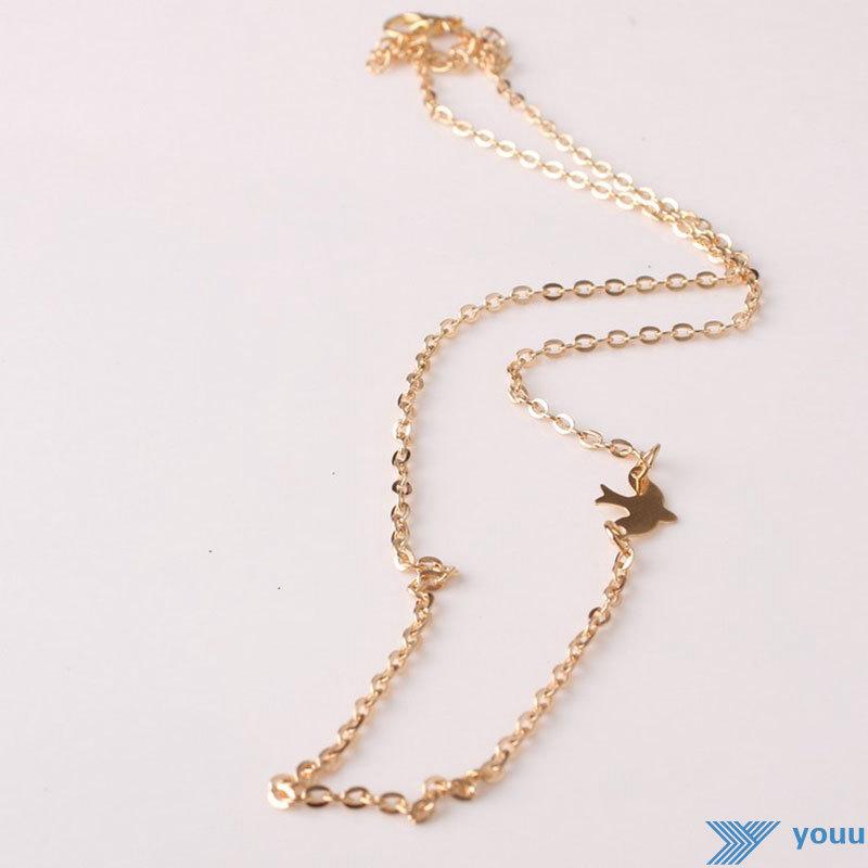 Dây chuyền nữ mặt hình chim đơn giản