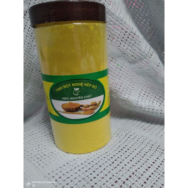 tinh bột nghệ nếp đỏ nguyên chất (500g)