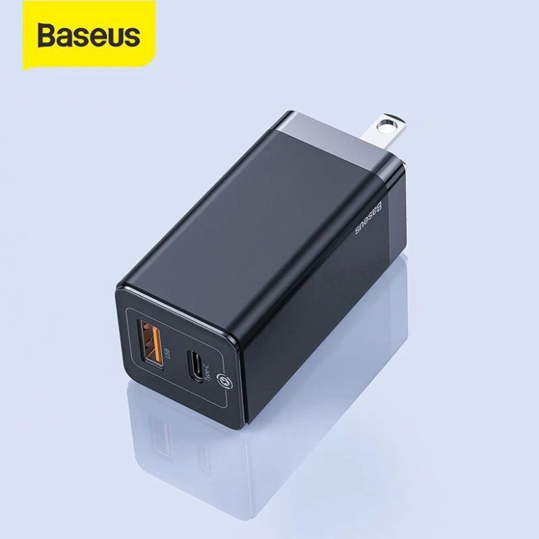 Củ sạc nhanh Baseus GaN2 Lite 65W USB và Type-C PD 3.0, QC 4.0 cho Smartphone/ Tablet/ Ipad/ Macbook/ Laptop