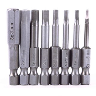 ✅8 Đầu lục giác cho máy bắn vít 1.5-8mm. Dài 50mm