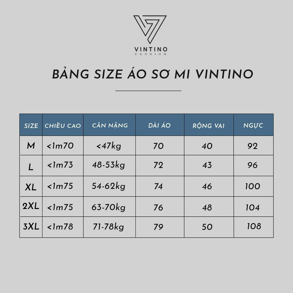 Áo sơ mi nam dài tay giấu cúc form hàn vải lụa chống nhăn VINTINO. Áo sơ mi công sở cao cấp SMGC