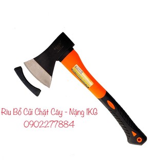 Búa rìu đa năng asaki japan bổ củi, chặt cây, cứu hộ cán siêu bền