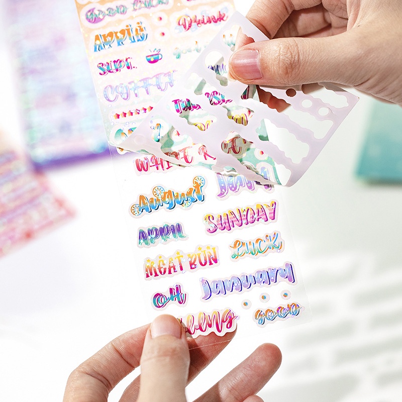 Flowertree 1 Sticker Màu Nước Dán Trang Trí Sổ Tay