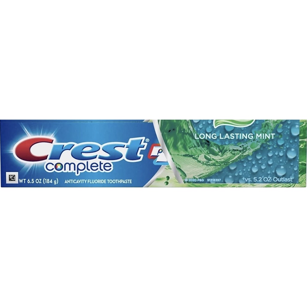KEM ĐÁNH RĂNG - TRẮNG SẠCH &amp; HƠI THỞ THƠM THO Crest Complete Whitening + Scope Toothpaste, 184g (6.5 oz)