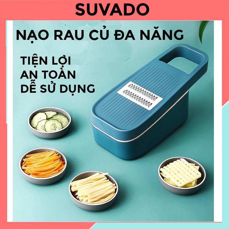 Bộ Rổ nạo cắt bào thái rau củ quả đa năng Cực kỳ tiện lợi, không lo đứt tay CRC2 SUVADO