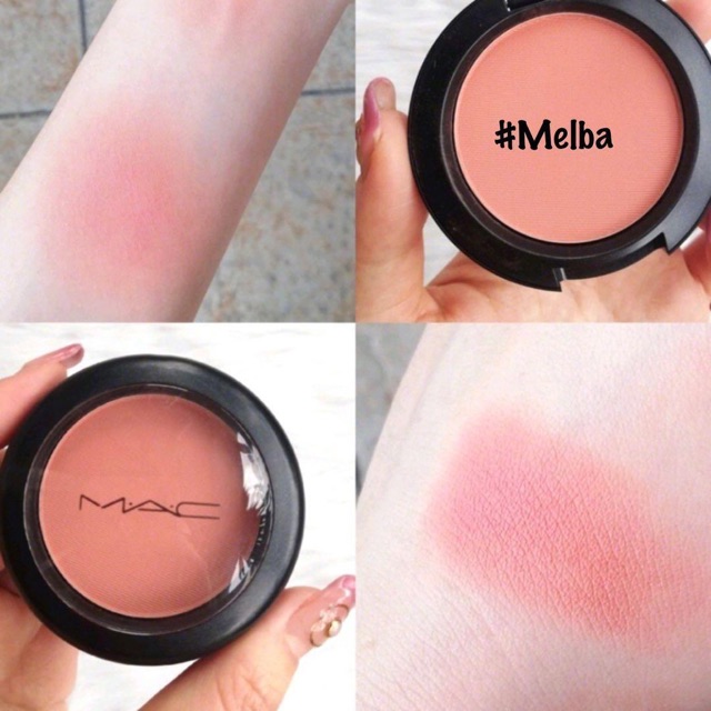 [CÓ BILL] Phấn má Mac chính hãng màu Burnt Pepper - Melba- Grand- Blush,please