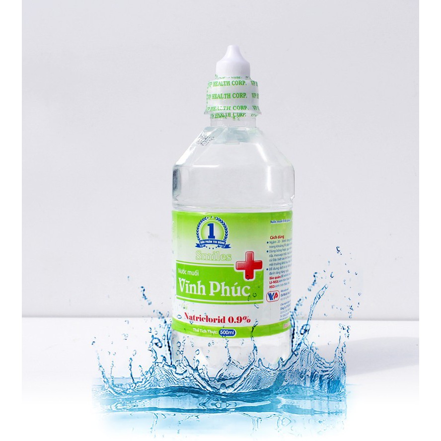 Nước muối súc miệng 500ml Vĩnh Phúc