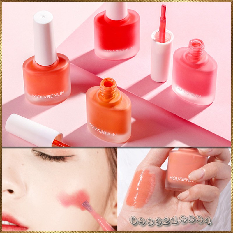 Má hồng dạng lỏng Molvsenlin Lollipop Blusher MLB6