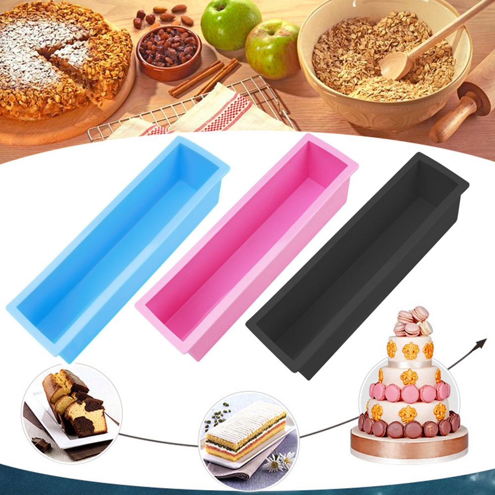 Khuôn làm bánh hình chữ nhật bằng silicon