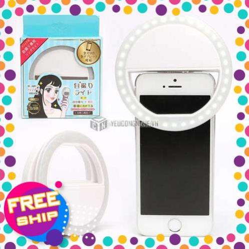 [Rẻ]  ĐÈN LED SELFIE SELFIE RING LIGHT RK12 HỖ TRỢ ÁNH SÁNG CHUYÊN NGHIỆP -đẹp