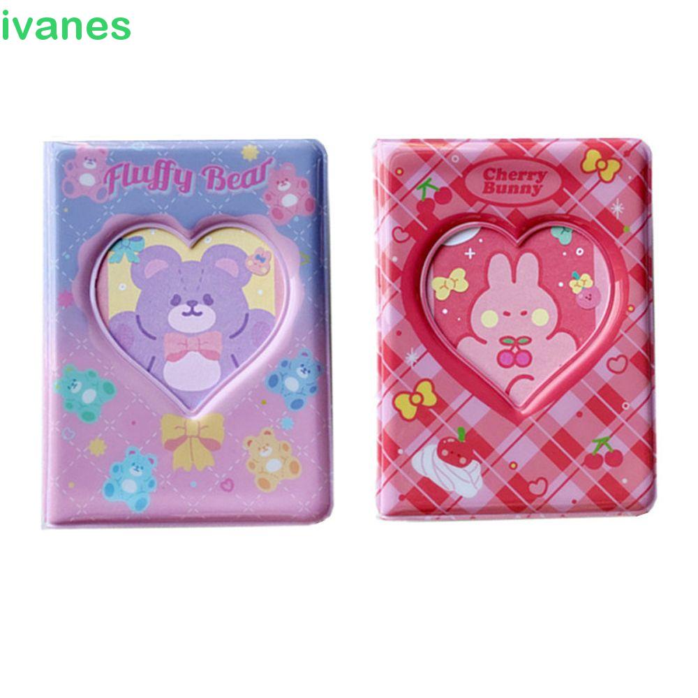 Tập đựng ảnh nhỏ nhắn với 20 túi cho hình thẻ Kpop 3 inch tiện dụng
