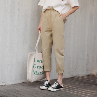 Quần baggy kaki chất dày ( hình thật + hình chụp kĩ chất liệu ở cuối )