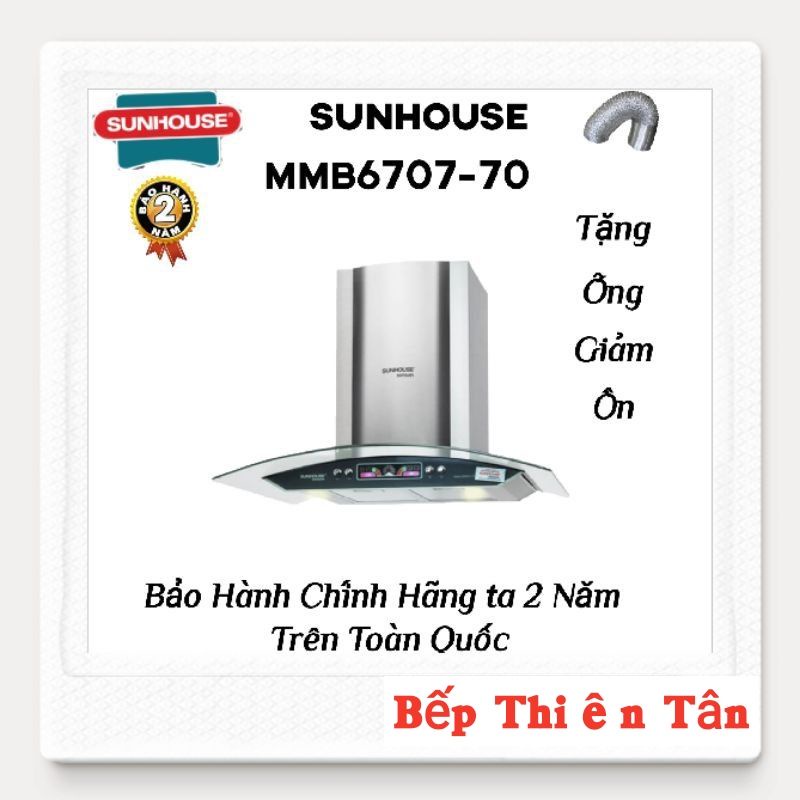 Máy Hút Mùi Kính Cong SUNHOUSE MAMA MMB6707_70C