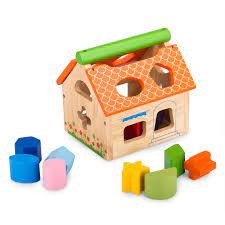 Nhà thả 12 khối Đồ chơi gỗ Winwintoys