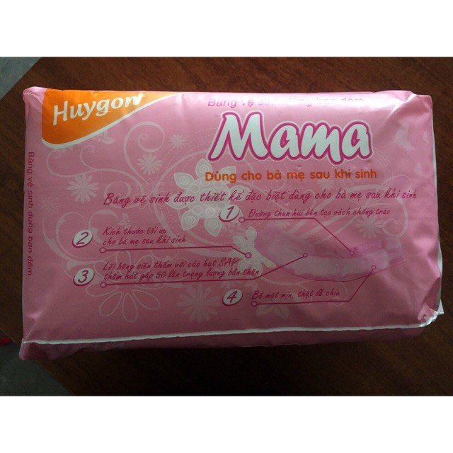 Băng vệ sinh Mama 12 miếng cho mẹ sau sinh