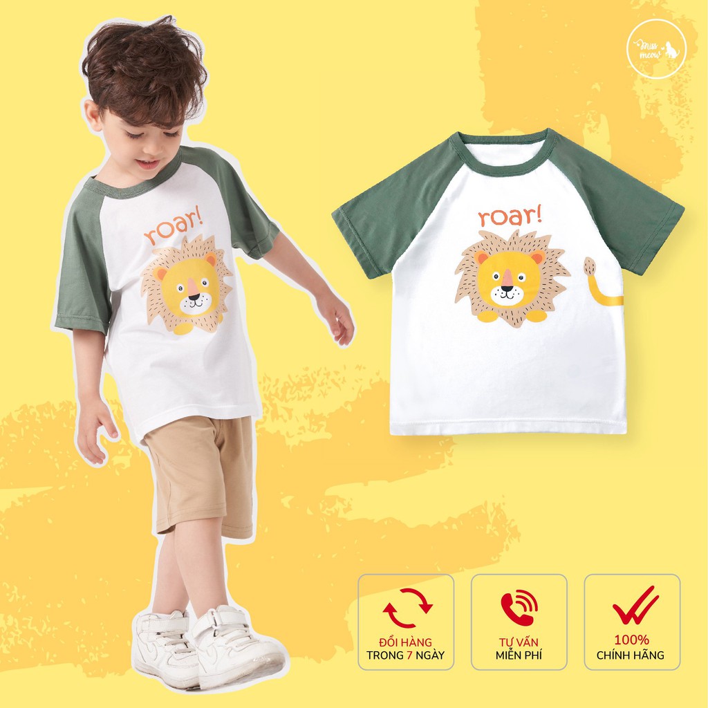 Áo Trẻ Em Bigfox, Áo Thun Cho Bé Trai In Hình Chất Cotton, Mã Xuất Online 05