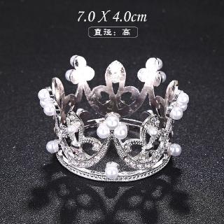 Trang trí vương miện size nhỏ bạc