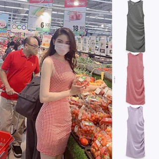 Váy ôm body nhún eo Zara 4215/418