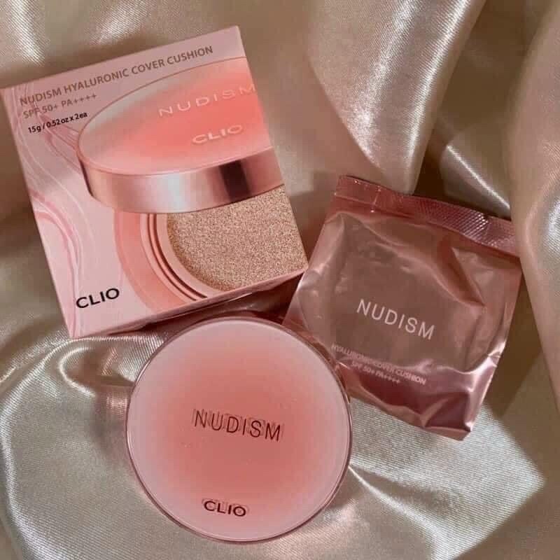 Phấn nước Clio Nudism Hyaluronic Cover Cushion