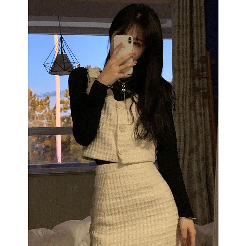 Áo thun tay dài cổ cao kiểu Hàn cho nữ