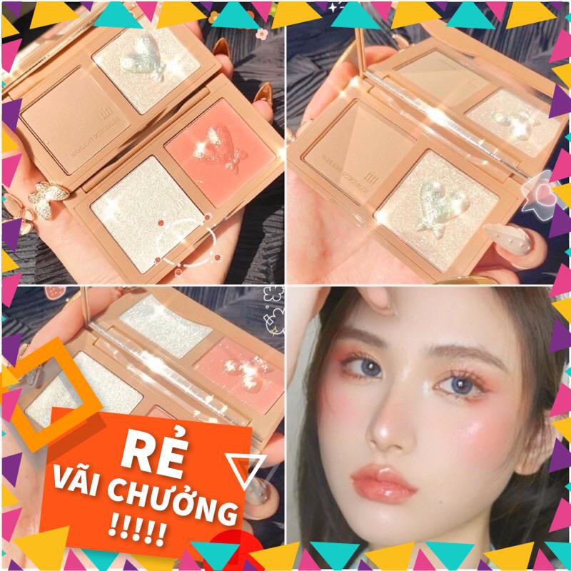 [Hàng Mới Về) Bảng Phấn Má Hồng Và Bắt Sáng Xixi siêu xinh 2 Trong 1 Lâu Trôi Chống Thấm Nước | BigBuy360 - bigbuy360.vn