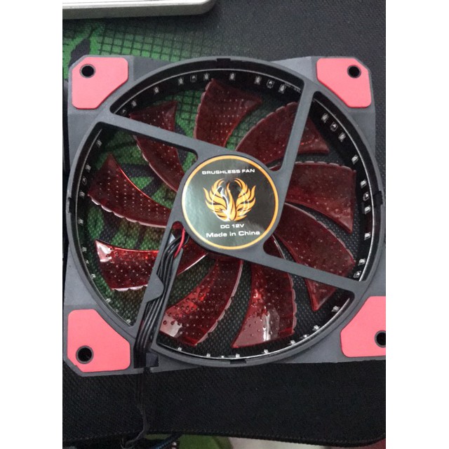 Fan case led Brushless 33 bóng