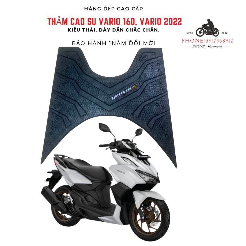 Thảm Lót Chân Xe Vario 160 Năm 2022