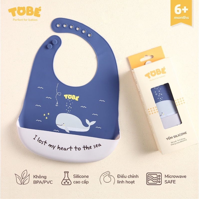 Yếm silicone ăn dặm ToBé