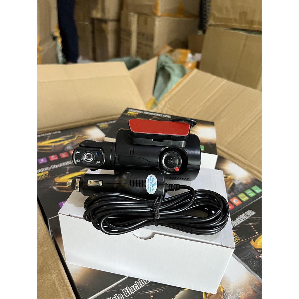 Camera hành trình ONTEKCO A68 Ống Kính Kép 3&quot; Ghi hình trước và trong khoang xe - FULL HD 1080