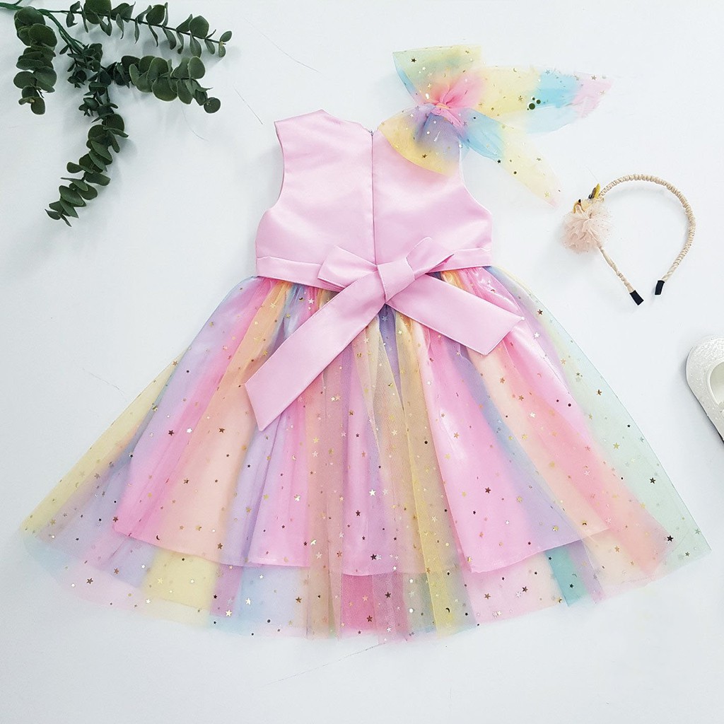[Mã SIBABY20 giảm 20K đơn 150K] Đầm PONY dài- Đầm công chúa dễ thương nhiều màu cho bé gái