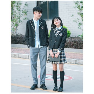 Áo khoác đồng phục học sinh phong cách Hàn Quốc, Blazer JK DK brand (Có sẵn)
