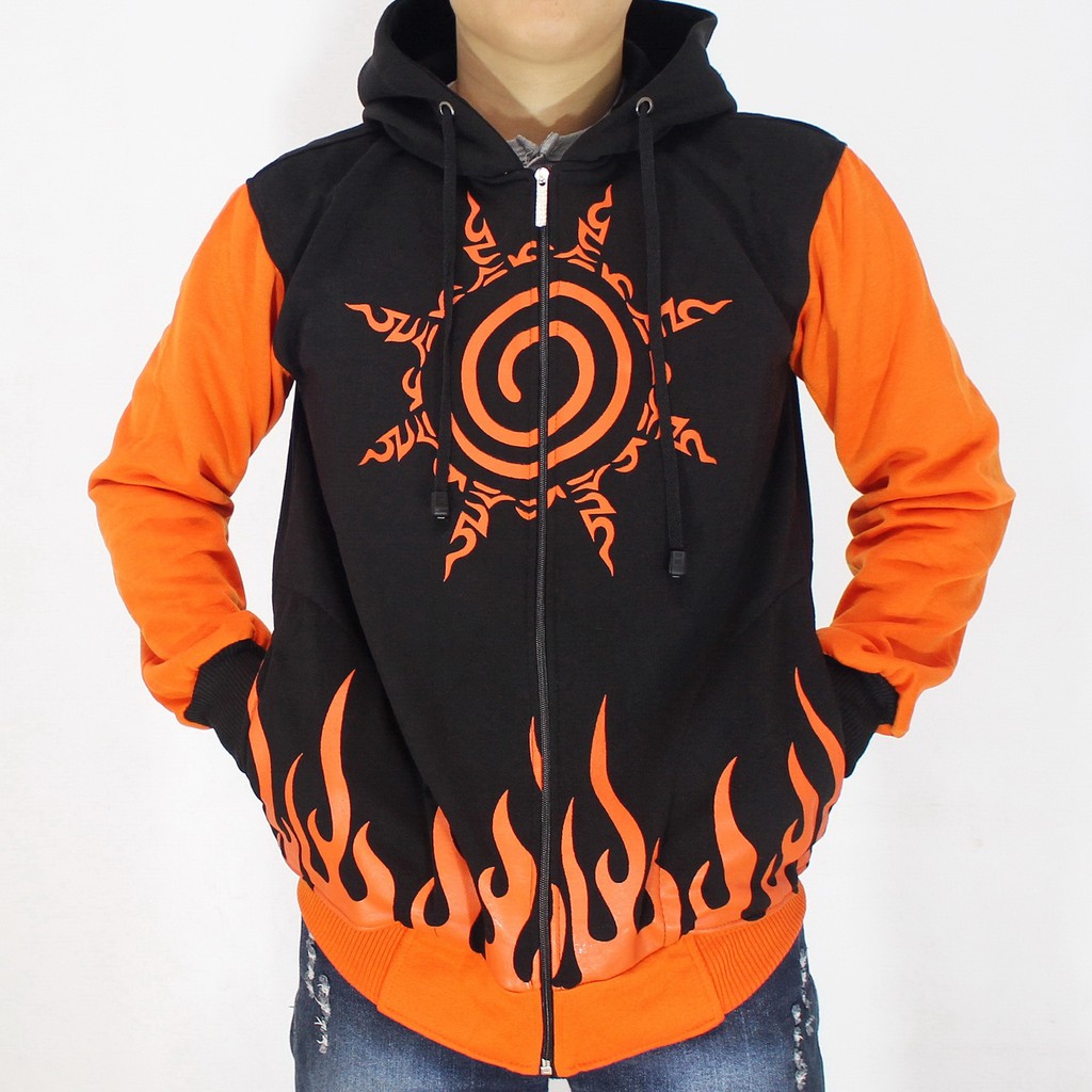 Áo Khoác Hoodie Họa Tiết Naruto Yondaime Hokage Kyubi Cá Tính Cho Bé