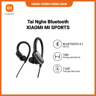 Hàng chính hãng Digiworld | Tai Nghe BLUETOOTH XIAOMI MI SPORTS BLUETOOTH | GLOBAL | Chống thấm nước | 110mAh | V4.1