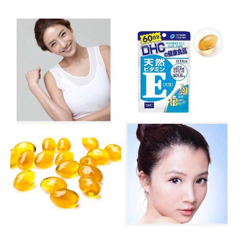 Viên uống bổ sung Vitamin E Nhật Bản 60 viên | BigBuy360 - bigbuy360.vn