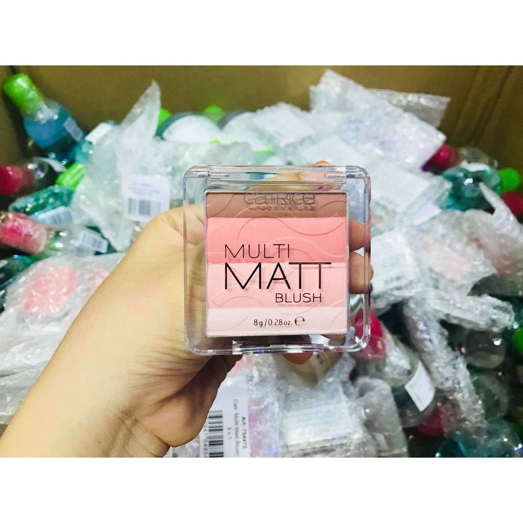 PHẤN MÁ HỒNG CATRICE MULTI MATT BLUSH 7G - Má Hồng Milani