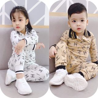 Bộ quần áo cotton cá tính cho bé trai/gái