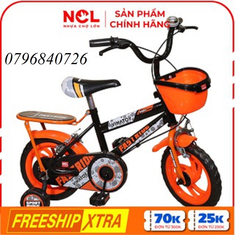 Xe đạp trẻ em 12 inch cho bé nhựa chợ lớn