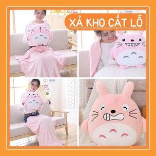 [XẢ KHO] Chăn Gối Mềm Totoro Văn Phòng (CÓ ẢNH THẬT)