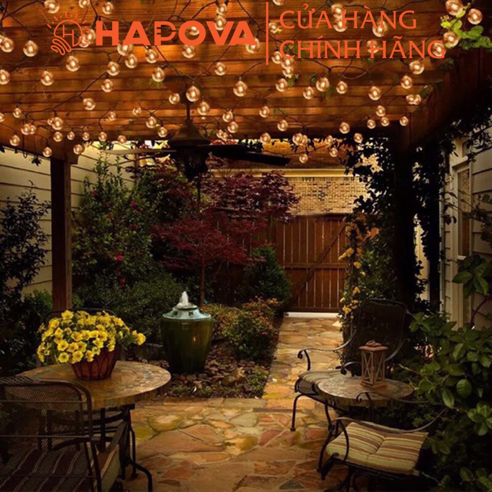 Bóng led, bóng đèn trang trí G80 Ánh sáng Vàng HAPOVA XICIAS