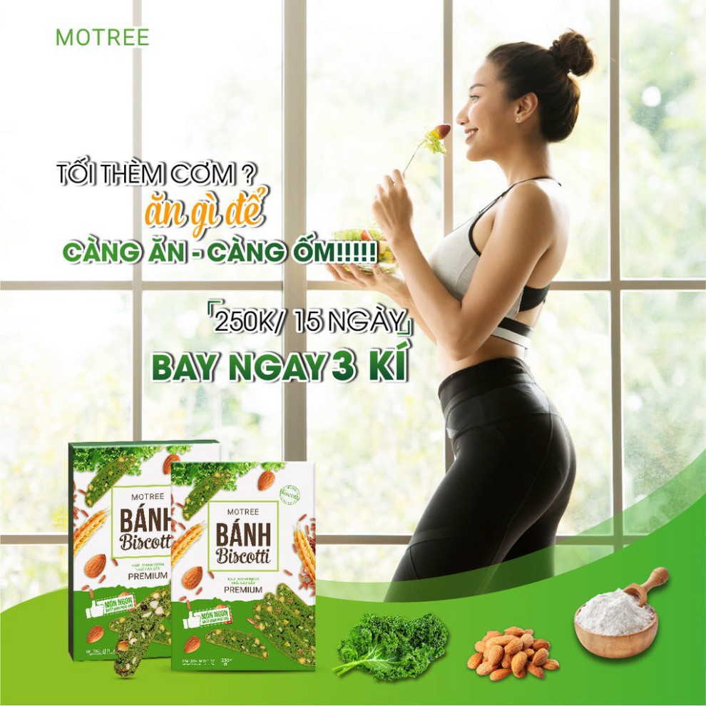 ✅ Bánh ăn kiêng Biscotti hỗ trợ đẹp dáng 250g Mua là mê