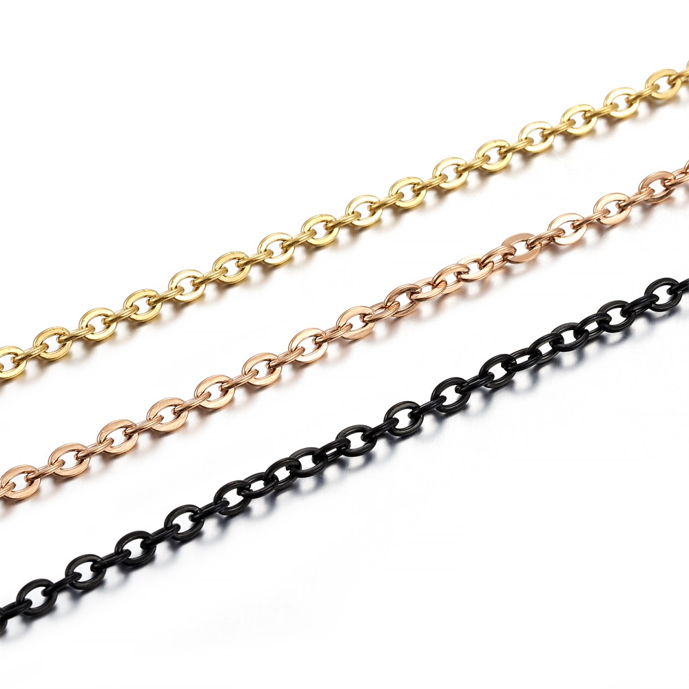 Chuỗi móc thép không gỉ St.kunkka 2M / cuộn để làm đồ trang sức DIY tốt