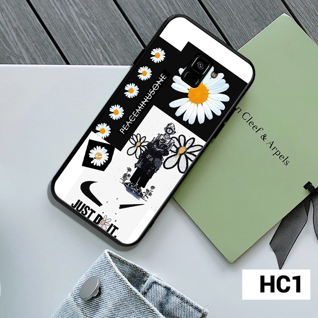 Ốp lưng SAMSUNG A6 2018/ A6 PLUS - A8 2018/ A8 PLUS in hình hoa cúc peaceminusonee G-Dragon x Just Do It