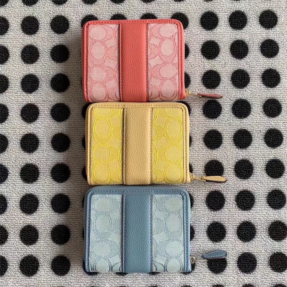Coach C8323 Lonnie Nhỏ Zip Xung Quanh Ví Nữ Gấp Ví Ngắn 8323
