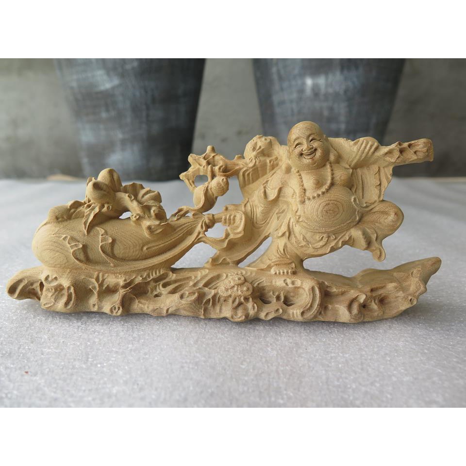 Tượng phật Văn Thù Bồ Tát bằng gỗ - Tuổi Mão-TẶNG 1 VÒNG ĐEO TAY